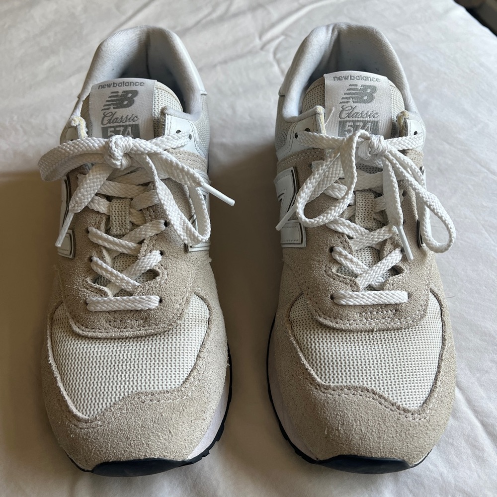 New Balance Classic 574 grey/white womens 9